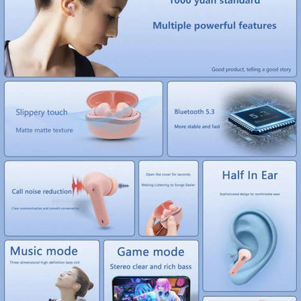 Swishty Wireless Earbuds (12 Months Warranty)