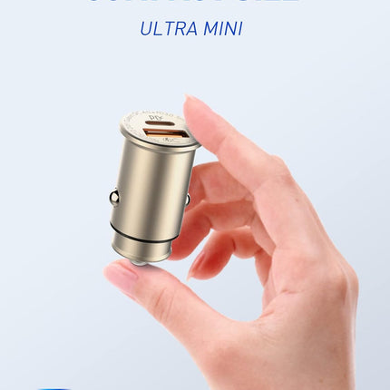30W Compact High Power In-Car Charger (12 Months Warranty)