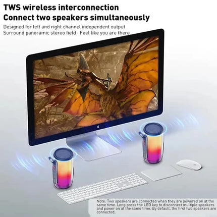 10W Vibrant Colour Wireless Portabl Speaker (12 Months Warranty)