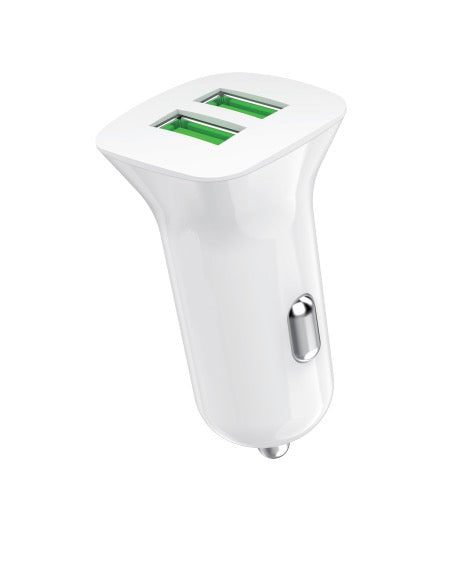 In-Car Dual USB-A Port Charger (12 Months Warranty)