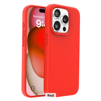 Silicone Case for iPhone XR/11/12/13/14/15 - Silky Soft Touch Full-Body Protective Cover with Shockproof Design and Microfiber Lining