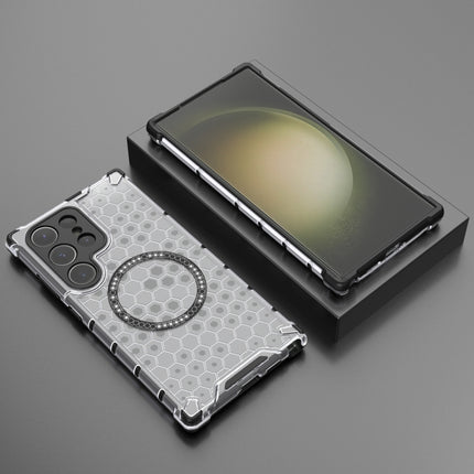 Shockproof Magnetic Ring Phone Case with Honeycomb for Samsung