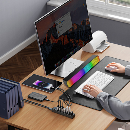 RGB Light Deep Bass Wireless Portable Speaker (12 Months Warranty)