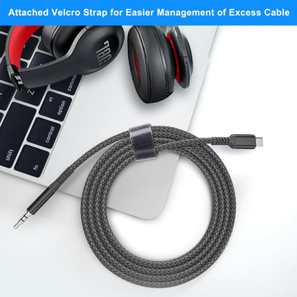 USB-C Silicone Nylon Audio Cable (12 Months Warranty)