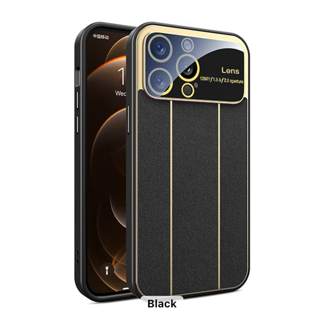 Built-in Lens Protector TPU Case  for iPhone 11/12/13/14/15 - Row