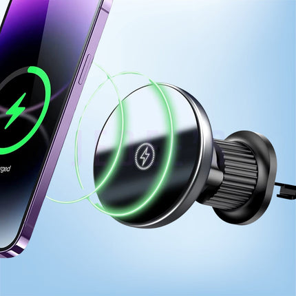 Wireless Magnetic Charging & Vent Holder (12 Months Warranty)