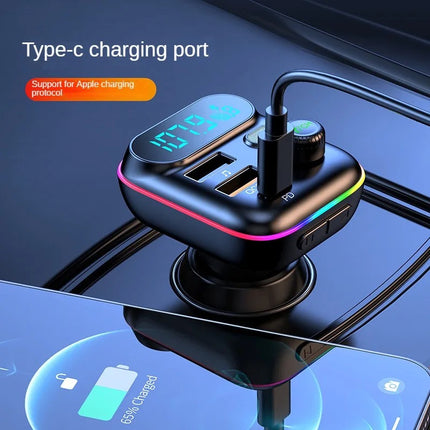 In-Car See Through FM/Bluetooth MP3 & Fast Charger (12 Months Warranty)