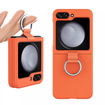 Buckle Strap Back Case for Samsung Z Flip