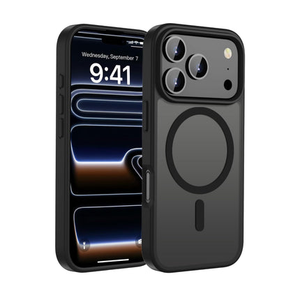 Magnetic Case for iPhone 17 Pro Max 6.9-Inch Compatible with MagSafe, Translucent Matte Back Slim Minimalist Shockproof Phone Cover