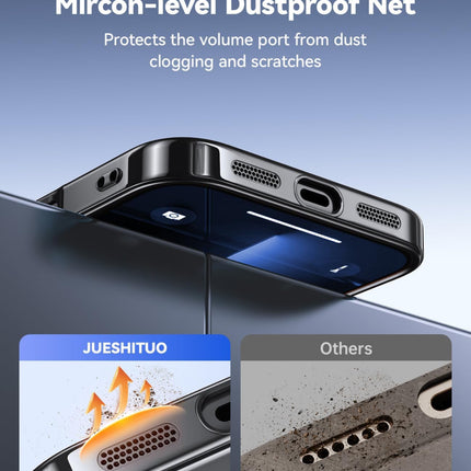 iPhone 17 Pro Max Case for Magsafe Anti-Yellowing [Full Lens Protection with Built-in Camera Film] Military Grade Drop Protection,Thin Slim Cover