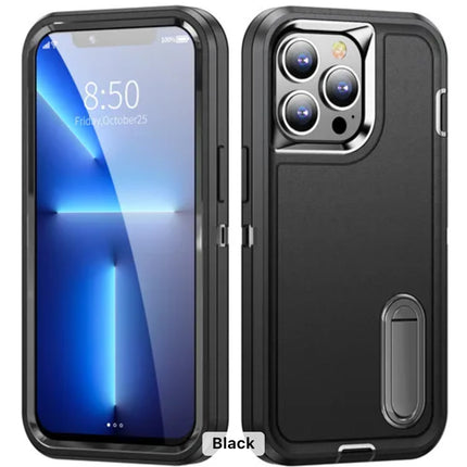 Builder Case with Stand 360 Full Cover Protective for iPhone XR/11/12/13/14/15 - Row