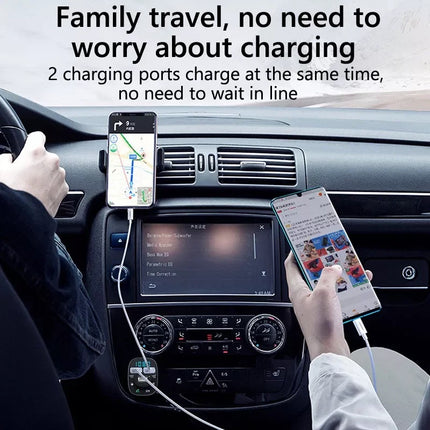 In-Car Edge FM/Bluetooth MP3 & Fast Charger (12 Months Warranty)