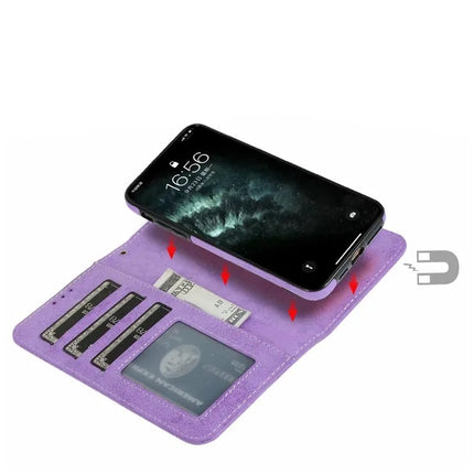 2-in-1 Magnetic Wallet Case for iPhone 16/ 16 Pro/ 16 Plus/ 16 Pro Max
