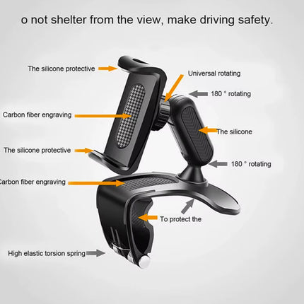 Mirror Mount In-Car Holder (12-Months Warranty)