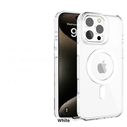 Transparent Case with Colourful MagSafe Trim for iPhone 11/12/13/14/15 - Row