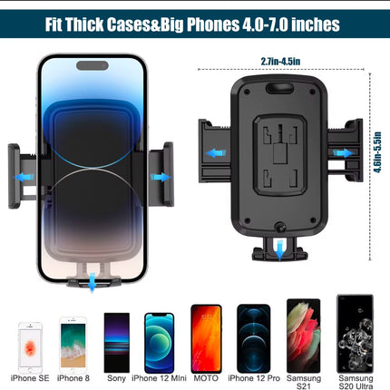 In-Car Cup Holder Mobile Phone Mount (12-Months Warranty)
