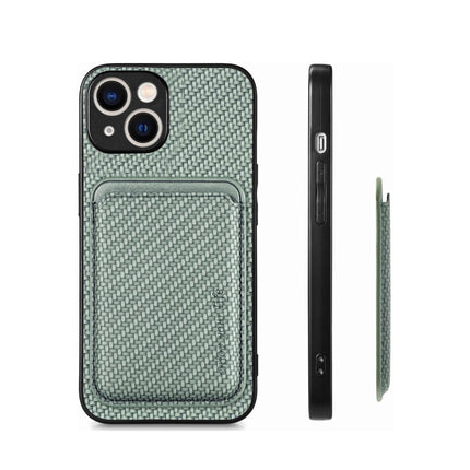 iPhone 13 Magnetic Card Slot Case with Wallet Holder + FREE 6D Tempered Glass Screen Protector – Shockproof Slim Protective Cover