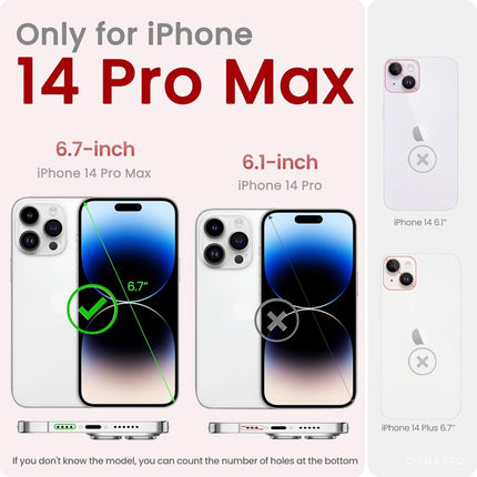 iPhone 14 Pro Max Case 6.7” Slim Liquid Silicone Cover 3 Layers Full Protection Soft Gel Rubber Case + FREE 6D Tempered Glass Screen Protector
