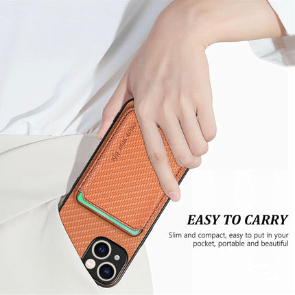 iPhone 13 Magnetic Card Slot Case with Wallet Holder + FREE 6D Tempered Glass Screen Protector – Shockproof Slim Protective Cover