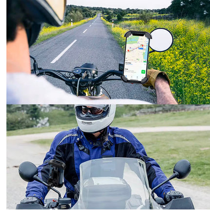 Bike Handle Auto Clip Phone Holder