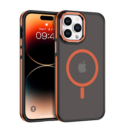 iPhone 14 Pro Max BiColour MagSafe Case with Military Grade Protection + FREE 6D Tempered Glass Screen Protector – Shockproof Slim Anti-Scratch Cover