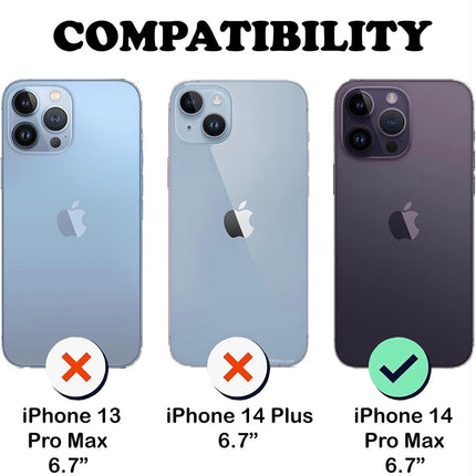 360° Front and Back Case for iPhone 14 Pro Max Full Complete Protection Cover + FREE 6D Tempered Glass Screen Protector – Shockproof Full Body Case