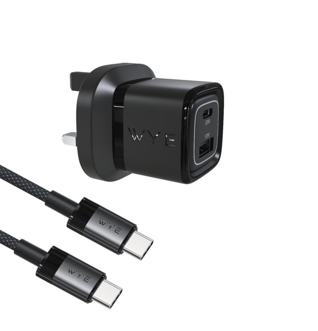 25W Single USB-C GaN III Charging Kit with USB-C to USB-C Cable