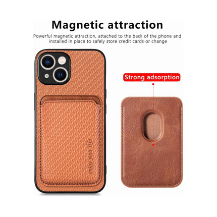 iPhone 13 Magnetic Card Slot Case with Wallet Holder + FREE 6D Tempered Glass Screen Protector – Shockproof Slim Protective Cover