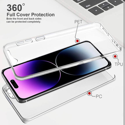 360° Front and Back Case for iPhone 13 Pro Max Full Body Protection Cover + Free 6D Tempered Glass Screen Protector | Shockproof Complete Protective Case
