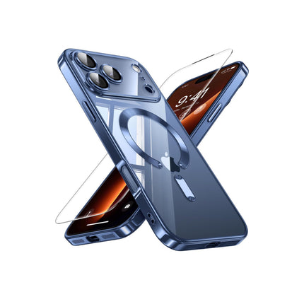 iPhone 17 Pro Max Case for Magsafe Anti-Yellowing [Full Lens Protection with Built-in Camera Film] Military Grade Drop Protection,Thin Slim Cover