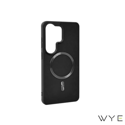 Samsung Galaxy S26 Ultra Prime Case | MagSafe Compatible | Premium Leather-Texture Soft-Touch Finish | Metal MagSafe Ring | Slim Shockproof Protective Cover for Men & Women + FREE 6D Tempered Glass