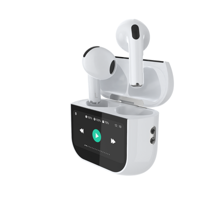 ProSound Wireless Earbuds with LCD Touch Screen