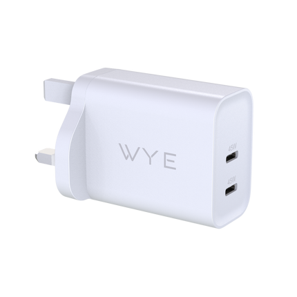 45W Dual Port USB-C Power Adapter (GaN Ill)