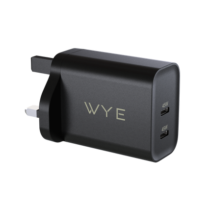 45W Dual Port USB-C Power Adapter (GaN Ill)