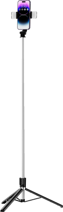 Compact Mini Live Broadcast Tripod & Extendable Selfie-Stick with Dual Fill Lights