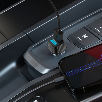 12W In-Car Charger Dual USB-A Port (12 Months Warranty)