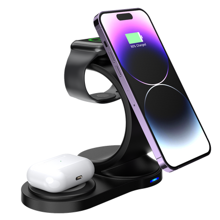 3-IN-1 Magnetic Wireless Fast Charging Station (12-Months Warranty)