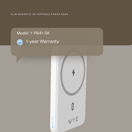 Slim Magnetic 5K Portable Power Bank