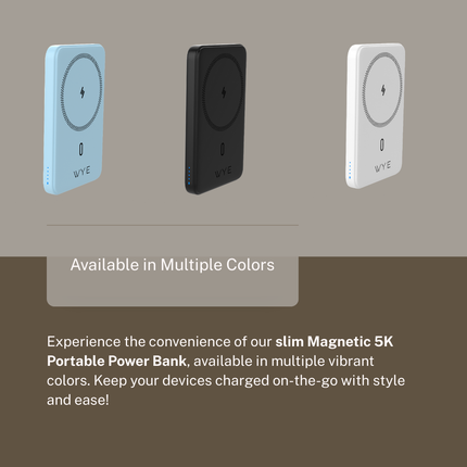 Slim Magnetic 5K Portable Power Bank