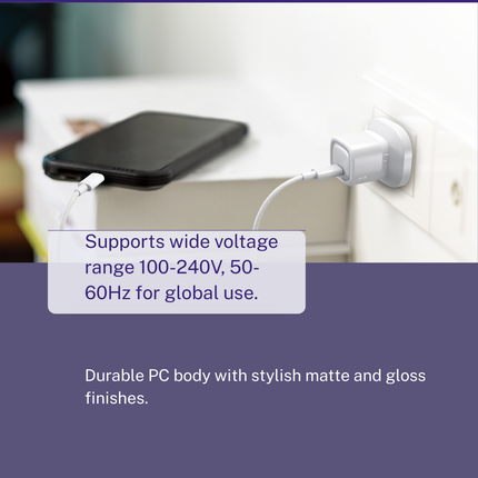 25W Single USB-C Power Adapter (12-Months Warranty)