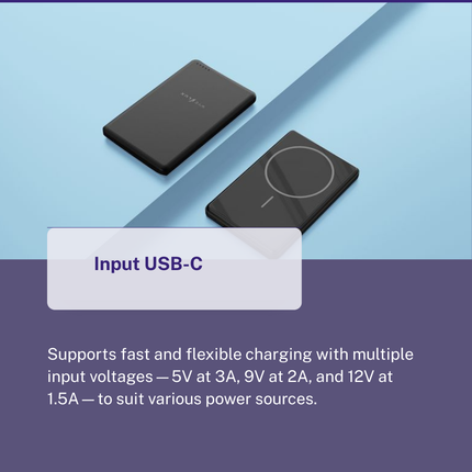 Ultra-Thin Magsafe Wireless Power Bank 5000mAh (12-Months Warranty)