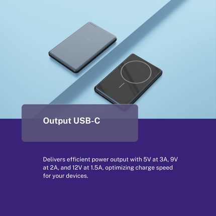 Ultra-Thin Magsafe Wireless Power Bank 5000mAh (12-Months Warranty)