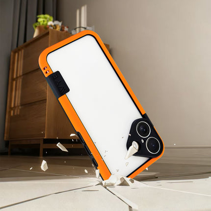 iPhone 17 Premium Shockproof Bumper Case + 1 Pack Tempered Glass Screen Protector (Kit)