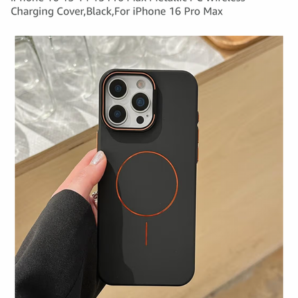 iPhone 14 Pro Max Premium Finish Cam-Stand Case with Camera Kickstand + FREE 6D Tempered Glass Screen Protector – Shockproof Protective Cover