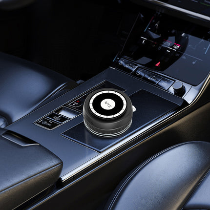 Car center console with wireless charging pad