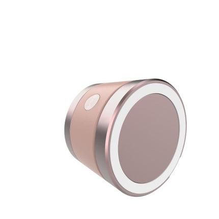 Magnetic Wireless Bluetooth Speaker with RGB Ring Light – Mini Portable Speaker, Magnetic Base, TWS Stereo Pairing, Hands-Free Calling, USB-C Charging, Premium Metal Conical Design