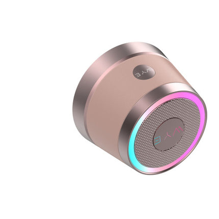 Magnetic Wireless Bluetooth Speaker with RGB Ring Light – Mini Portable Speaker, Magnetic Base, TWS Stereo Pairing, Hands-Free Calling, USB-C Charging, Premium Metal Conical Design