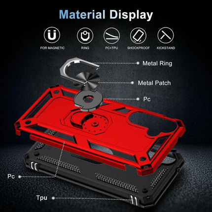 Samsung Galaxy S25 5G Phone Case with 1 Screen Protectors, Galaxy S25 Case with 360-Degree Ring Holder Stand Military Cases