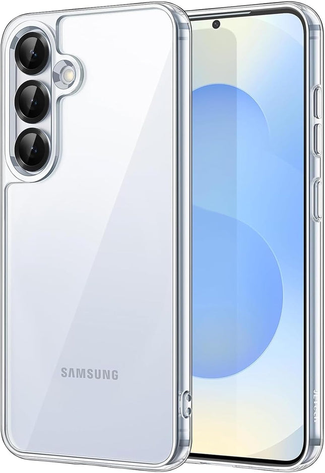 SamsungGalaxyS255G_Non-YellowingShockproofBumperProtectivePhoneCover_Anti-ScratchHardPCBack_Clear