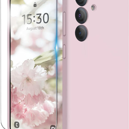 for Samsung S24 Silicone Case Pink